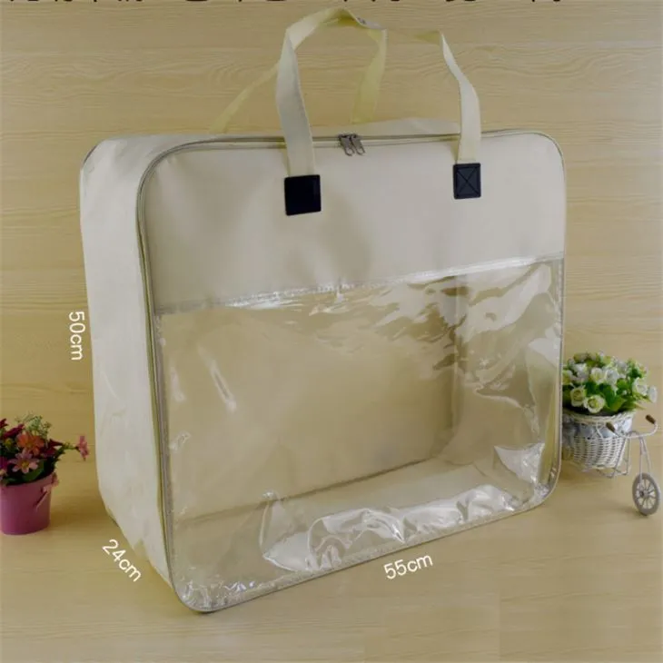 Вечера провидна 15 свилена ПВЦ топлотно пресована торба за употребу за кућну текстилну торбу или тоалетну торбу